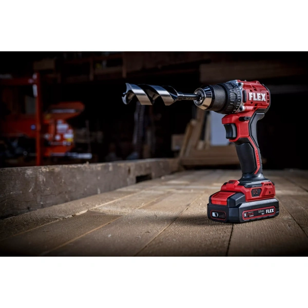 Taladro atornillador percutor con batería compacto, con 2 velocidades y 18,0 V - Imagen 2
